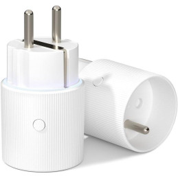 IMMAX NEO SMART chytrá vnitřní zásuvka THIN s kolíkem (typ E)/ IP20/ LED podsvícení/ RGB/ Wi-Fi/ LIDL/ TUYA