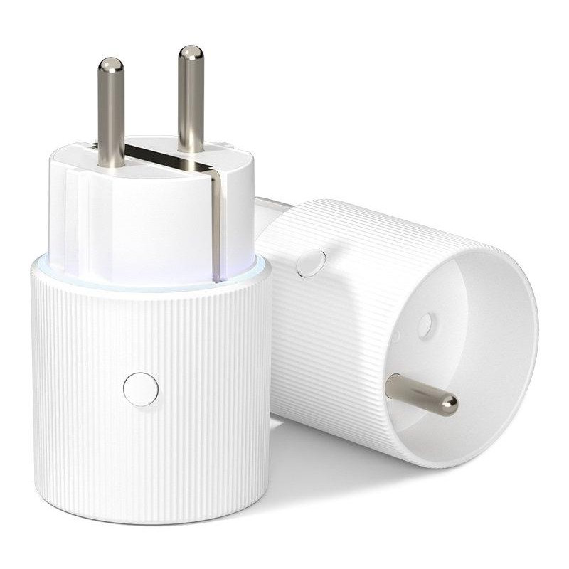 IMMAX NEO SMART chytrá vnitřní zásuvka THIN s kolíkem (typ E)/ IP20/ LED podsvícení/ RGB/ Wi-Fi/ LIDL/ TUYA