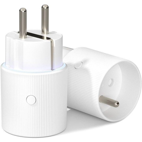 IMMAX NEO SMART chytrá vnitřní zásuvka THIN s kolíkem (typ E)/ IP20/ LED podsvícení/ RGB/ Wi-Fi/ LIDL/ TUYA