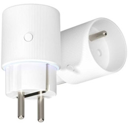 IMMAX NEO SMART chytrá vnitřní zásuvka THIN s kolíkem (typ E)/ IP20/ LED podsvícení/ RGB/ Wi-Fi/ LIDL/ TUYA