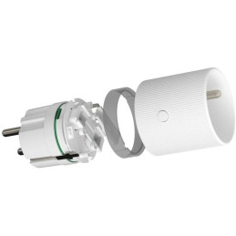 IMMAX NEO SMART chytrá vnitřní zásuvka THIN s kolíkem (typ E)/ IP20/ LED podsvícení/ RGB/ Wi-Fi/ LIDL/ TUYA