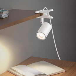 IMMAX PUNTO KLIP-1 nástěnné/klipové svítidlo, 9W, GU10, bílé