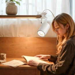 IMMAX PUNTO KLIP-1 nástěnné/klipové svítidlo, 9W, GU10, bílé