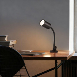 IMMAX PUNTO KLIP flexibilní nástěnné/klipové svítidlo, 9W, GU10, černé