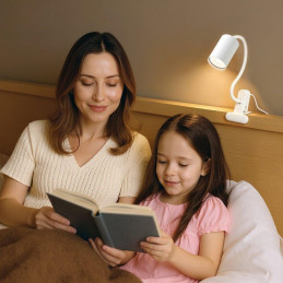 IMMAX PUNTO KLIP flexibilní nástěnné/klipové svítidlo, 9W, GU10, bílé