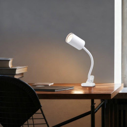 IMMAX PUNTO KLIP flexibilní nástěnné/klipové svítidlo, 9W, GU10, bílé