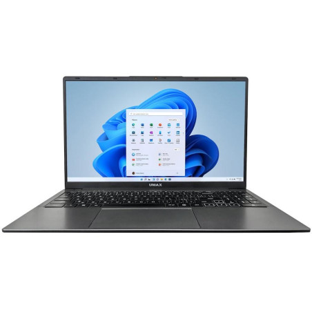 UMAX notebook VisionBook 15WT Plus/ 15,6" IPS/ 1920x1080/ N150/ 8GB/ 256GB SSD/ HDMI/ 2x USB 3.2/ W11 Pro/ šedý
