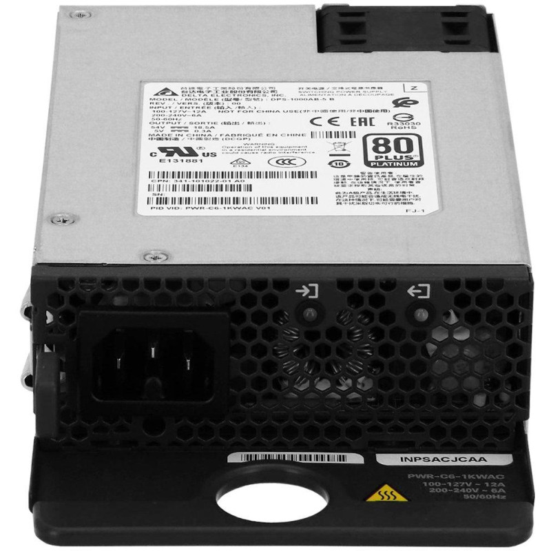 Cisco 1KW AC Config 6 Power Supply