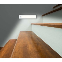 NEDIS skříňové světlo/ 3000 K/ 110 lm/ světelný senzor/ provozní doba 10 h/ napájení z baterie/ 5 V DC/ USB-C/ kabel 30