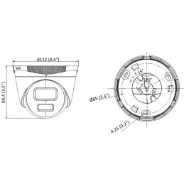 HiLook Powered by HIKVISION/ IPC-T229HA/ Turret/ 2Mpix/ 2.8mm/ ColorVu/ MD2.0/ H.265+/ IP67/ IR 30m