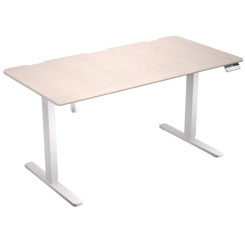 Endorfy herní stůl Atlas L electric Light Wood / 150x76cm / nosnost 80kg / el. nastavení výšky (72-120cm) / světlé dřevo