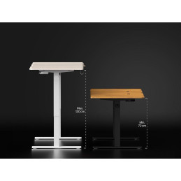 Endorfy herní stůl Atlas L electric Light Wood / 150x76cm / nosnost 80kg / el. nastavení výšky (72-120cm) / světlé dřevo