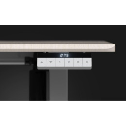 Endorfy herní stůl Atlas L electric Light Wood / 150x76cm / nosnost 80kg / el. nastavení výšky (72-120cm) / světlé dřevo