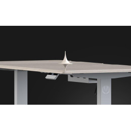 Endorfy herní stůl Atlas L electric Light Wood / 150x76cm / nosnost 80kg / el. nastavení výšky (72-120cm) / světlé dřevo