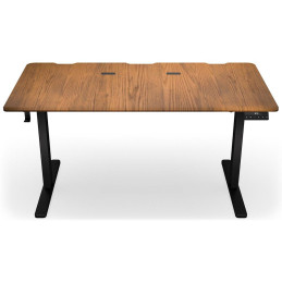 Endorfy herní stůl Atlas L electric Dark Wood / 150x76cm / nosnost 80kg / el. nastavení výšky (72-120cm) / tmavé dřevo