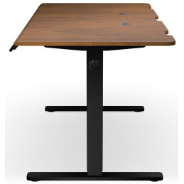 Endorfy herní stůl Atlas L electric Dark Wood / 150x76cm / nosnost 80kg / el. nastavení výšky (72-120cm) / tmavé dřevo