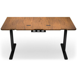 Endorfy herní stůl Atlas L electric Dark Wood / 150x76cm / nosnost 80kg / el. nastavení výšky (72-120cm) / tmavé dřevo