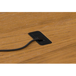 Endorfy herní stůl Atlas L electric Dark Wood / 150x76cm / nosnost 80kg / el. nastavení výšky (72-120cm) / tmavé dřevo