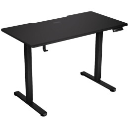 Endorfy herní stůl Atlas S electric Black / 114x60cm / nosnost 50kg / el. nastavení výšky (72-118cm) / černý