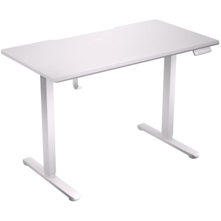 Endorfy herní stůl Atlas S electric Onyx White / 114x60cm / nosnost 50kg / el. nastavení výšky (72-118cm) / bílý