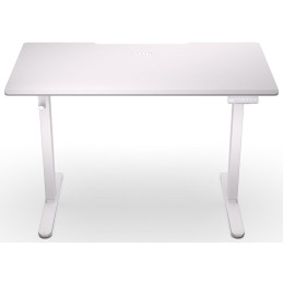 Endorfy herní stůl Atlas S electric Onyx White / 114x60cm / nosnost 50kg / el. nastavení výšky (72-118cm) / bílý