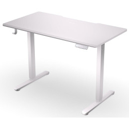 Endorfy herní stůl Atlas S electric Onyx White / 114x60cm / nosnost 50kg / el. nastavení výšky (72-118cm) / bílý