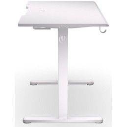 Endorfy herní stůl Atlas S electric Onyx White / 114x60cm / nosnost 50kg / el. nastavení výšky (72-118cm) / bílý