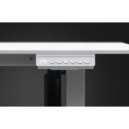 Endorfy herní stůl Atlas S electric Onyx White / 114x60cm / nosnost 50kg / el. nastavení výšky (72-118cm) / bílý