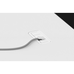 Endorfy herní stůl Atlas S electric Onyx White / 114x60cm / nosnost 50kg / el. nastavení výšky (72-118cm) / bílý