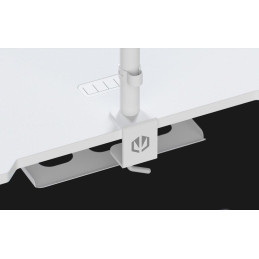 Endorfy herní stůl Atlas S electric Onyx White / 114x60cm / nosnost 50kg / el. nastavení výšky (72-118cm) / bílý