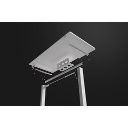 Endorfy herní stůl Atlas S electric Onyx White / 114x60cm / nosnost 50kg / el. nastavení výšky (72-118cm) / bílý