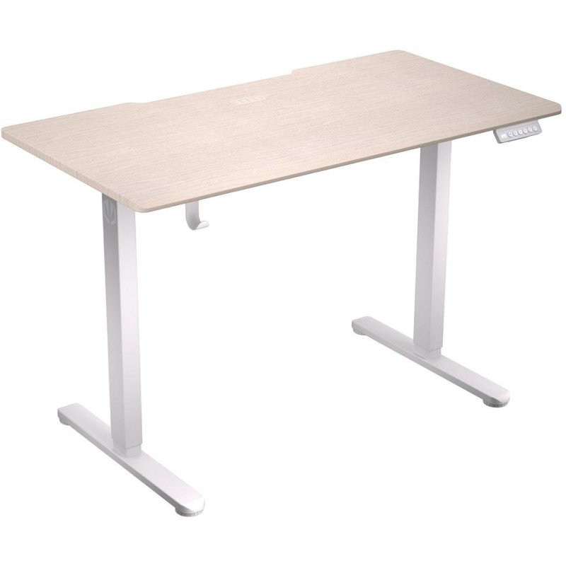 Endorfy herní stůl Atlas S electric Light Wood / 114x60cm / nosnost 50kg / el. nastavení výšky (72-118cm) / světlé dřevo