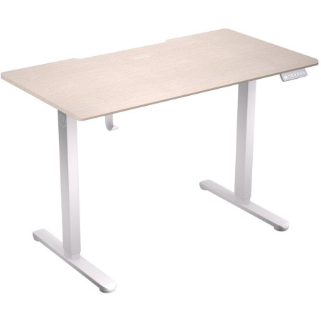 Endorfy herní stůl Atlas S electric Light Wood / 114x60cm / nosnost 50kg / el. nastavení výšky (72-118cm) / světlé dřevo