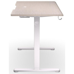 Endorfy herní stůl Atlas S electric Light Wood / 114x60cm / nosnost 50kg / el. nastavení výšky (72-118cm) / světlé dřevo