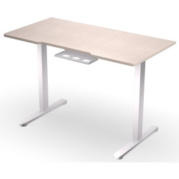 Endorfy herní stůl Atlas S electric Light Wood / 114x60cm / nosnost 50kg / el. nastavení výšky (72-118cm) / světlé dřevo