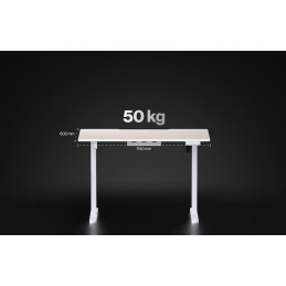 Endorfy herní stůl Atlas S electric Light Wood / 114x60cm / nosnost 50kg / el. nastavení výšky (72-118cm) / světlé dřevo