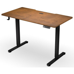 Endorfy herní stůl Atlas S electric Dark Wood / 114x60cm / nosnost 50kg / el. nastavení výšky (72-118cm) / tmavé dřevo