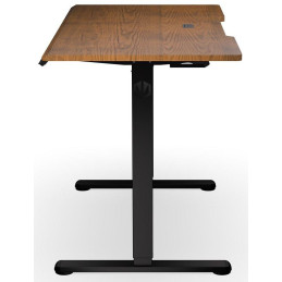 Endorfy herní stůl Atlas S electric Dark Wood / 114x60cm / nosnost 50kg / el. nastavení výšky (72-118cm) / tmavé dřevo