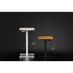 Endorfy herní stůl Atlas S electric Dark Wood / 114x60cm / nosnost 50kg / el. nastavení výšky (72-118cm) / tmavé dřevo