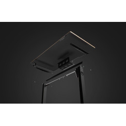 Endorfy herní stůl Atlas S electric Dark Wood / 114x60cm / nosnost 50kg / el. nastavení výšky (72-118cm) / tmavé dřevo