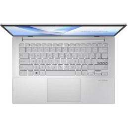 ASUS Vivobook Go/ Intel N150/ 8GB DDR5/ 128GB UFS/ Intel UMA/ 14"FHD,matný/ W11H/ stříbrný