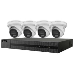HiLook Powered by HIKVISION/ Smart Hybrid Light KIT 6Mpx Turret 2TB/ 1x NVR-108MH-C/8P/ 4x IPC-T260HA-LUF