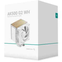 DEEPCOOL chladič AK500 G2 / 120mm fan / 5x heatpipes / PWM / pro Intel i AMD / bílý