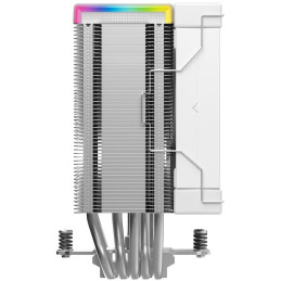 DEEPCOOL chladič AK500S Digital SE / 120mm fan / 5x heatpipes / PWM / pro Intel i AMD / ARGB / bílý