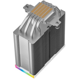 DEEPCOOL chladič AK500S Digital SE / 120mm fan / 5x heatpipes / PWM / pro Intel i AMD / ARGB / bílý