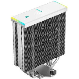 DEEPCOOL chladič AK400 Digital SE / 120mm fan / 4x heatpipes / PWM ARGB / pro Intel i AMD / digitální display / bílý