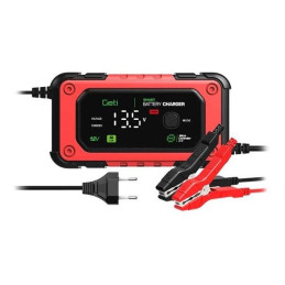 Geti GCA004 12 V nabíječka akumulátorů, Pb, AGM a LiFePO4, 7 A, pro baterie 4-140 Ah