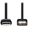 NEDIS prodlužovací kabel USB 2.0/ zástrčka USB-A - zásuvka USB-A/ černý/ bulk/ 3m