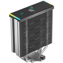 DEEPCOOL chladič AK400 Digital SE / 120mm fan / 4x heatpipes / PWM ARGB / pro Intel i AMD / digitální display / černý