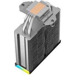 DEEPCOOL chladič AK400 Digital SE / 120mm fan / 4x heatpipes / PWM ARGB / pro Intel i AMD / digitální display / černý